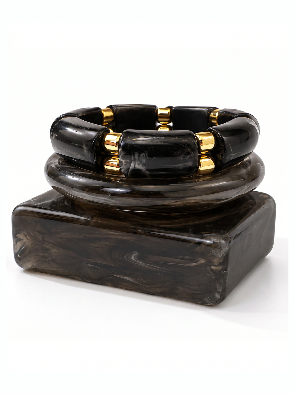 Noir Tide Bracelet Set