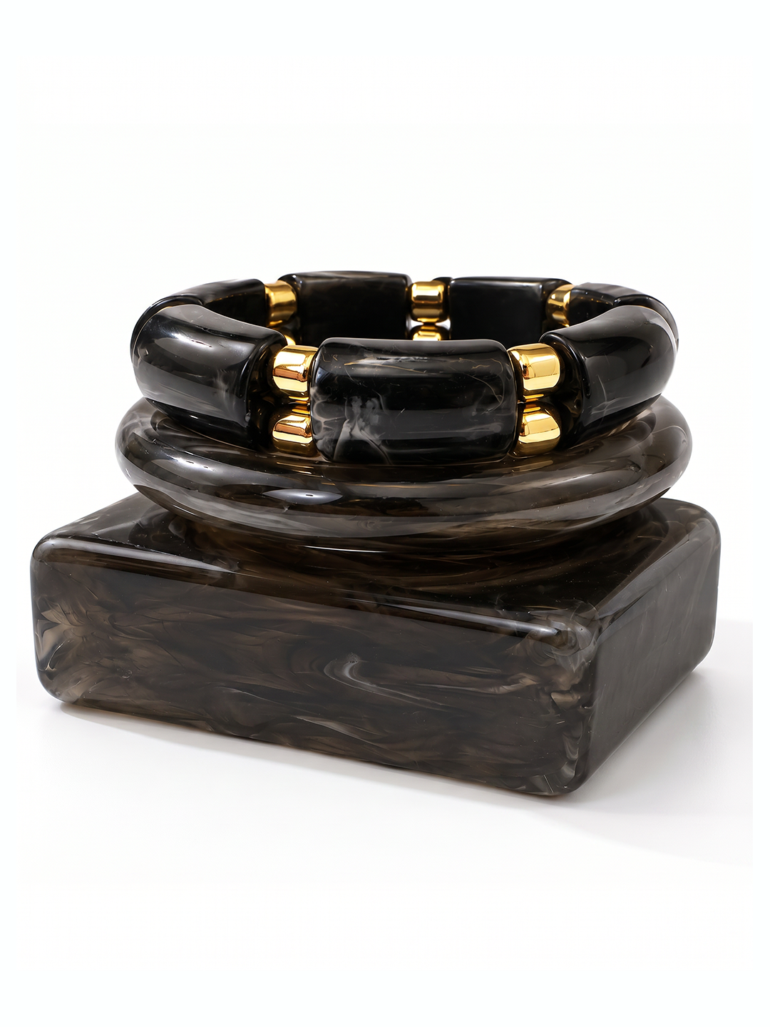 Noir Tide Bracelet Set