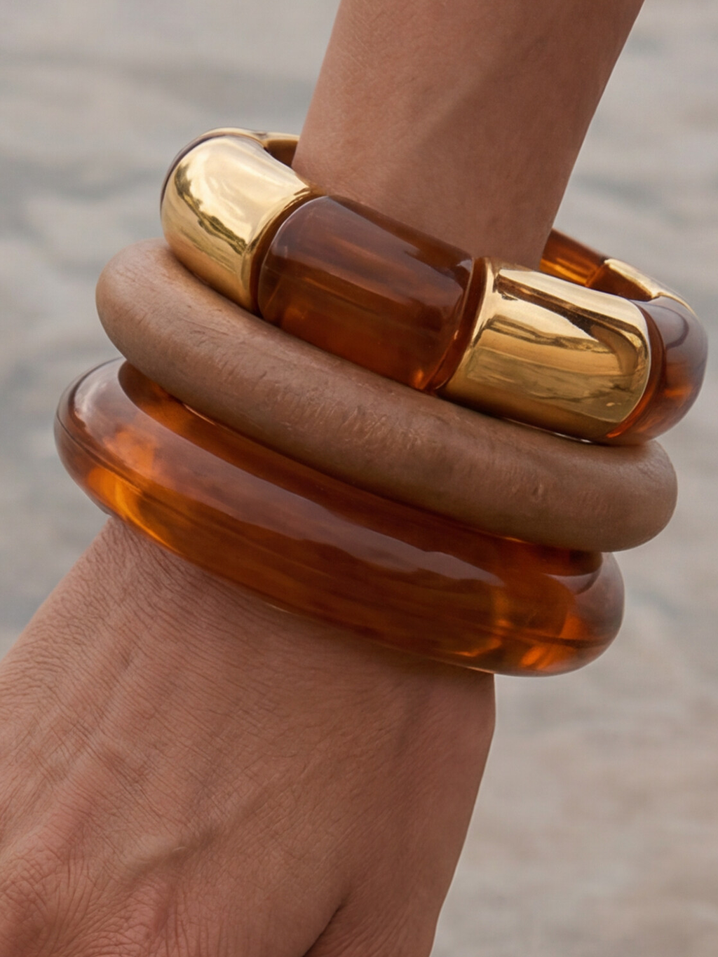 Amber Dune Bracelet Set