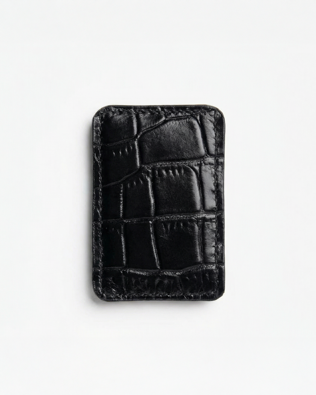 Croco Noir Core 01 Card Holder