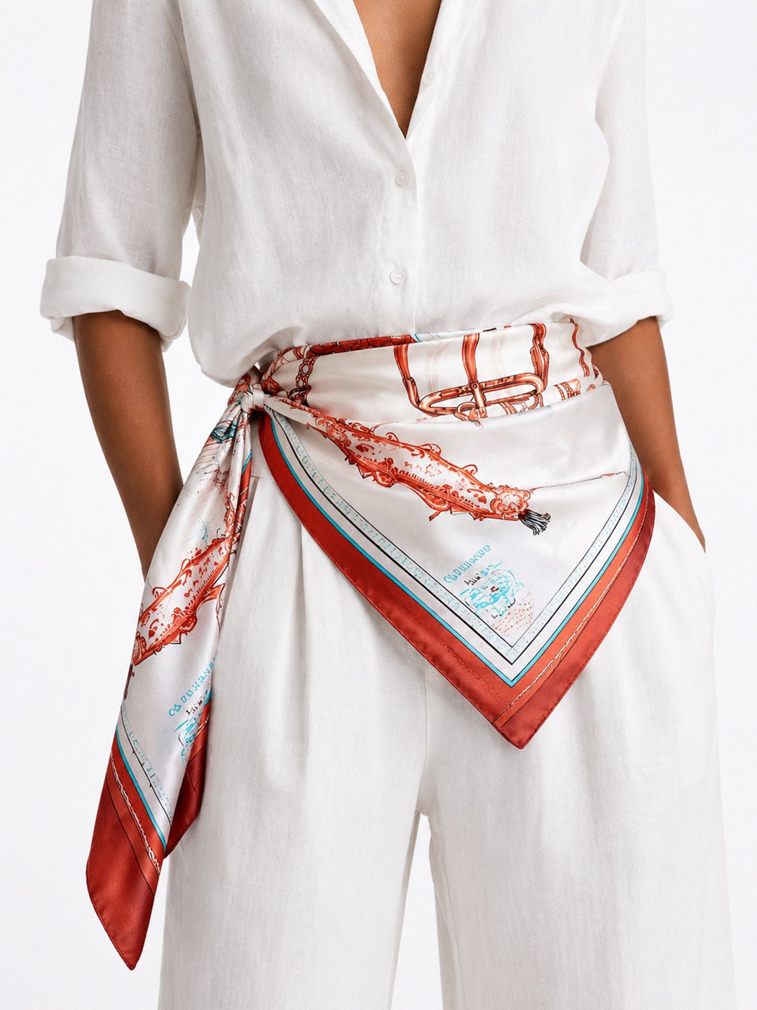 Monaco Silk Scarf - Orimal