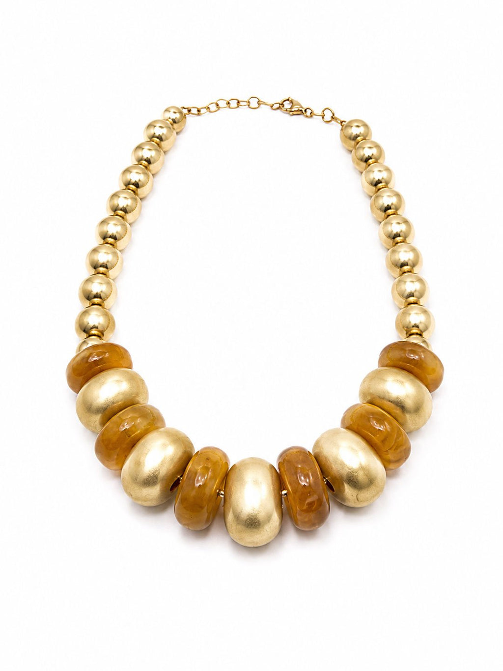 Aurora Amber Statement Necklace - Orimal