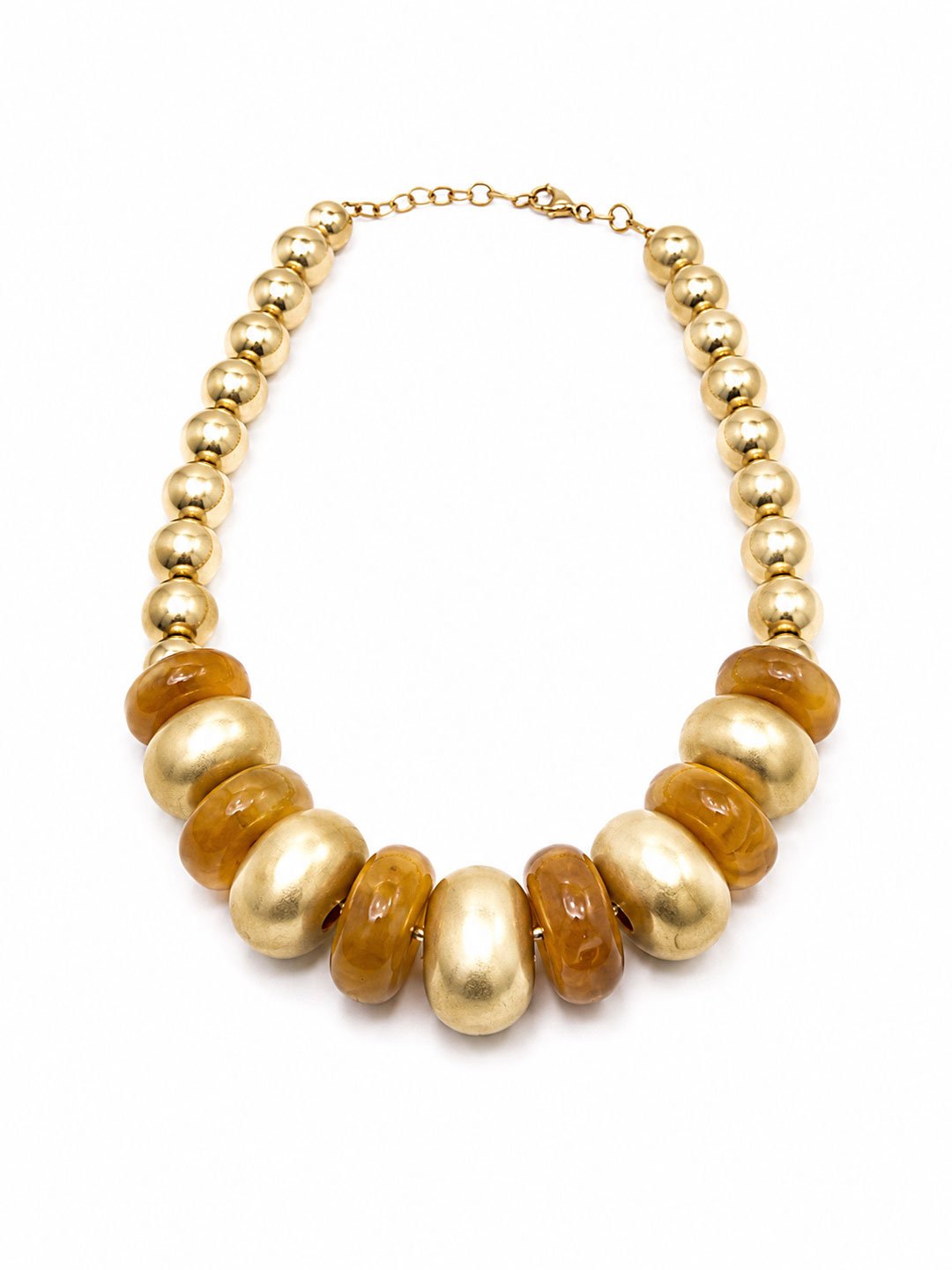 Aurora Amber Statement Necklace - Orimal