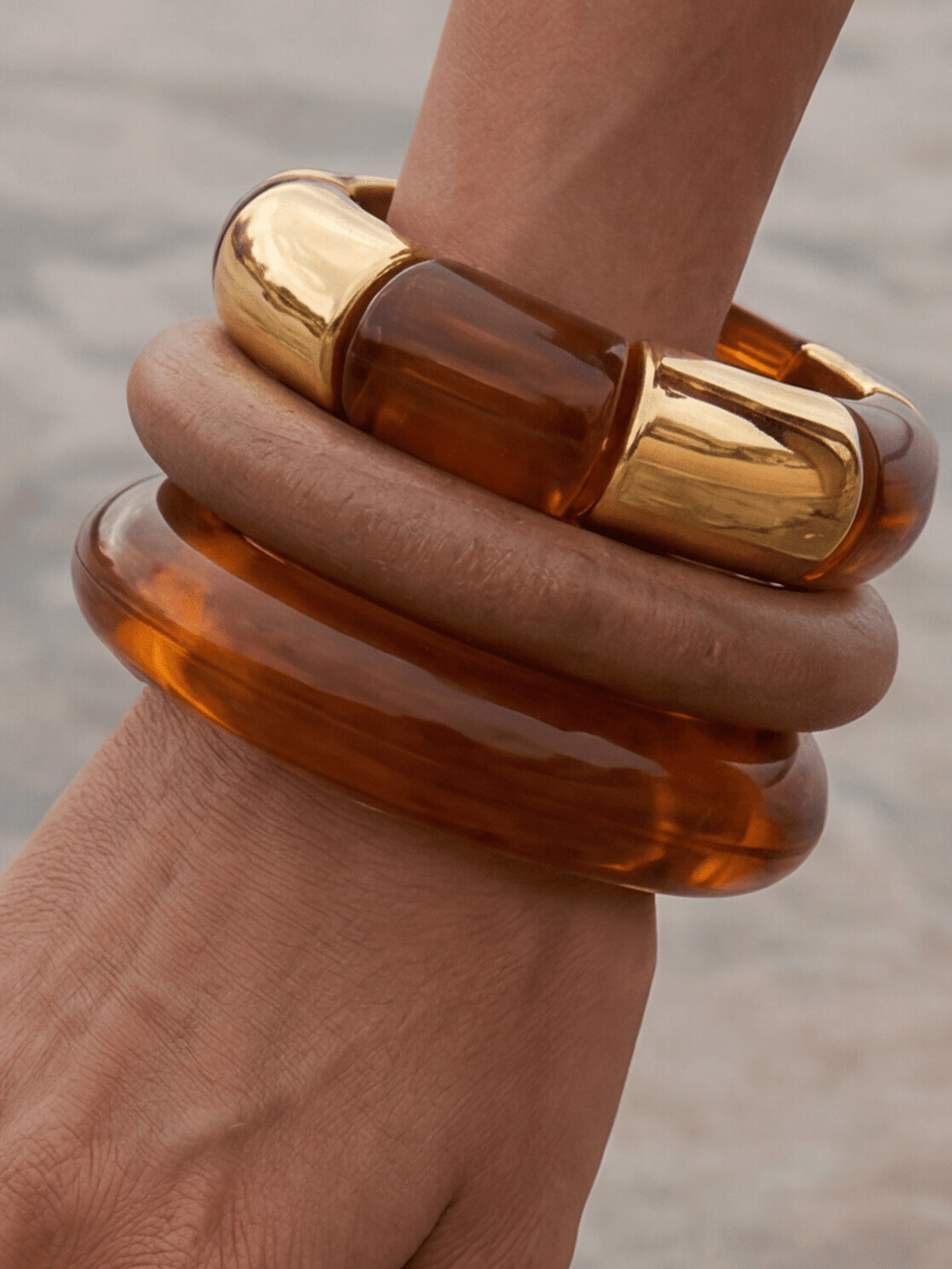 Amber Dune Bracelet Set - Orimal