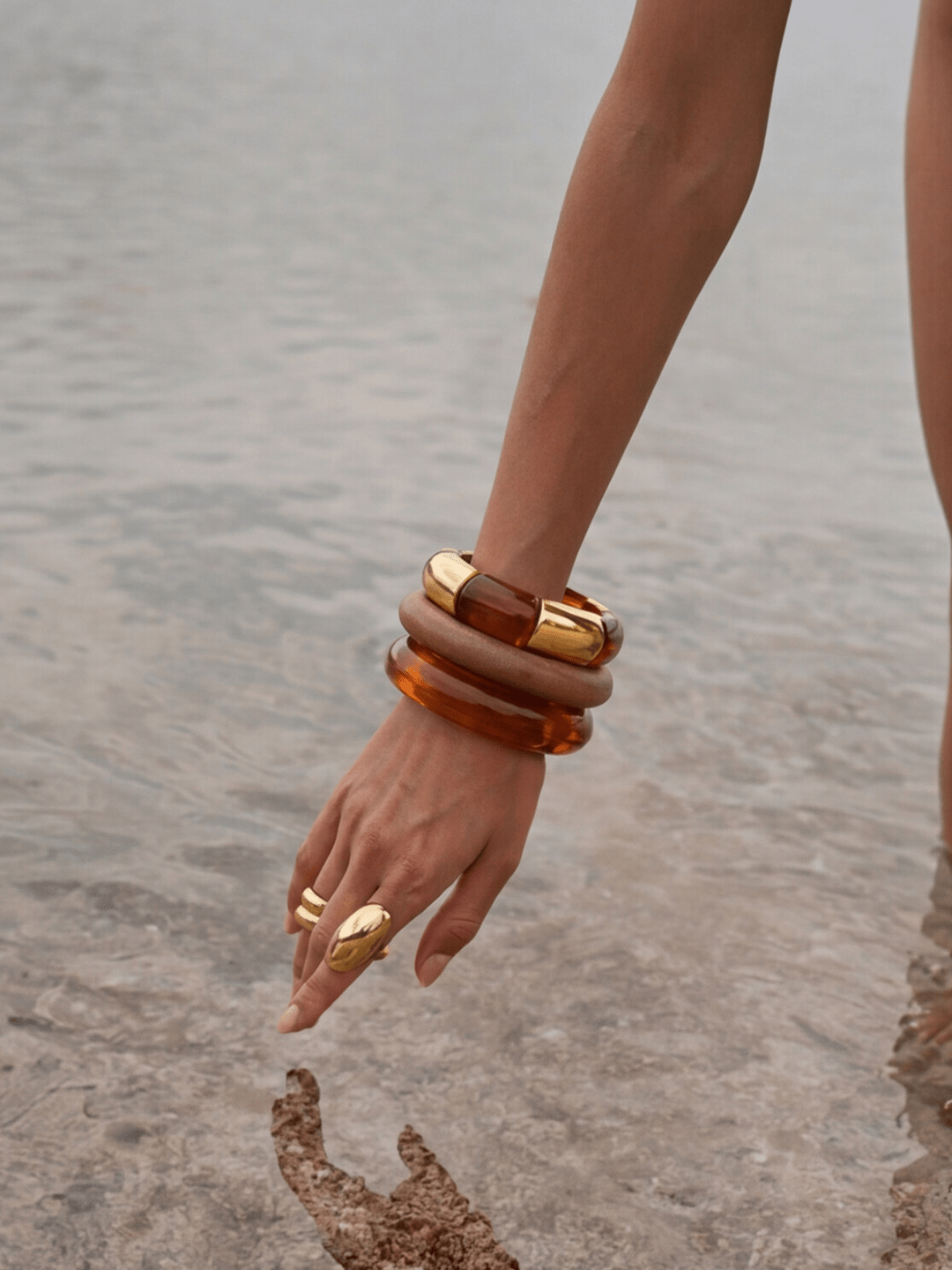 Amber Dune Bracelet Set - Orimal