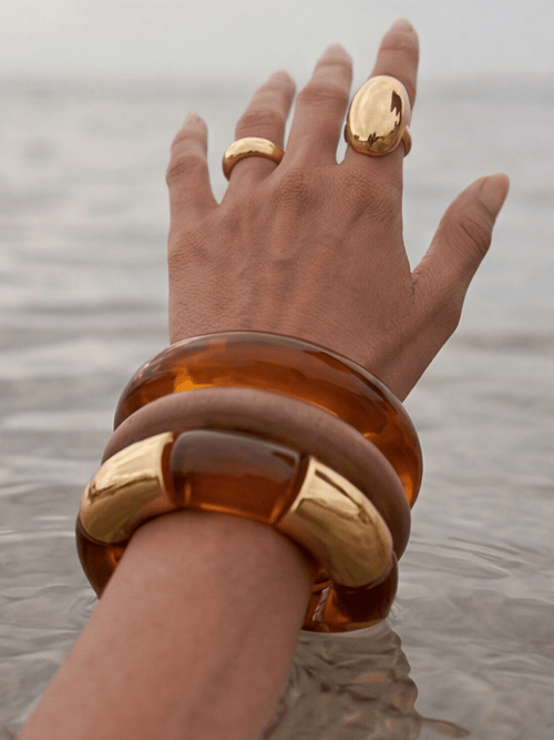 Amber Dune Bracelet Set - Orimal