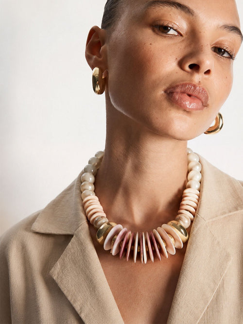 Coastal Pearl Shell Necklace - Orimal