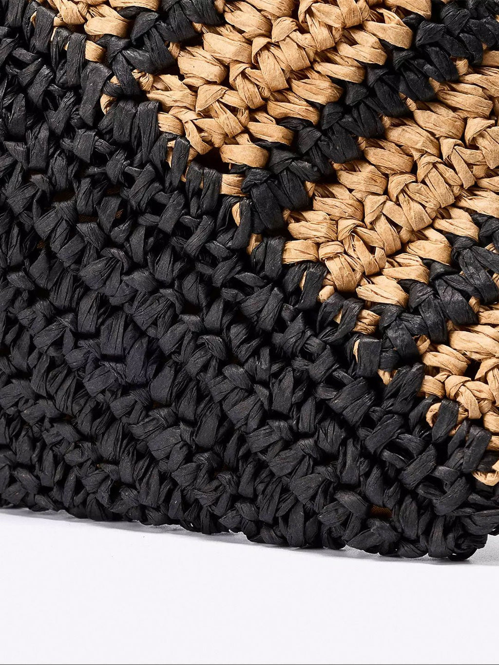 Noir Woven Hobo Tote - Orimal