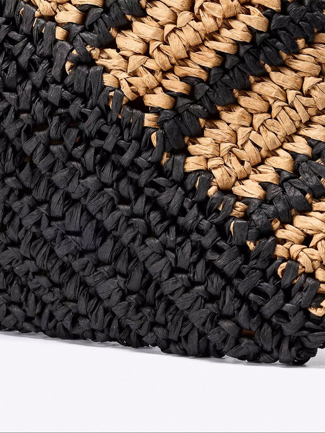 Noir Woven Hobo Tote - Orimal