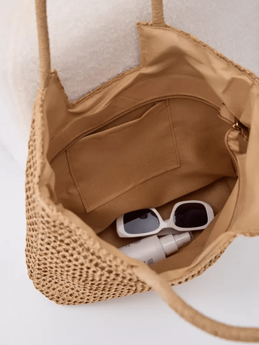Maréa Straw Shoulder beach Tote bag - Orimal