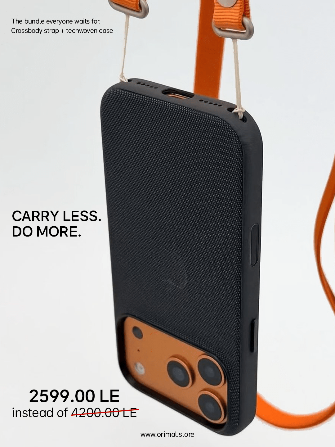 Carry less. - Orimal